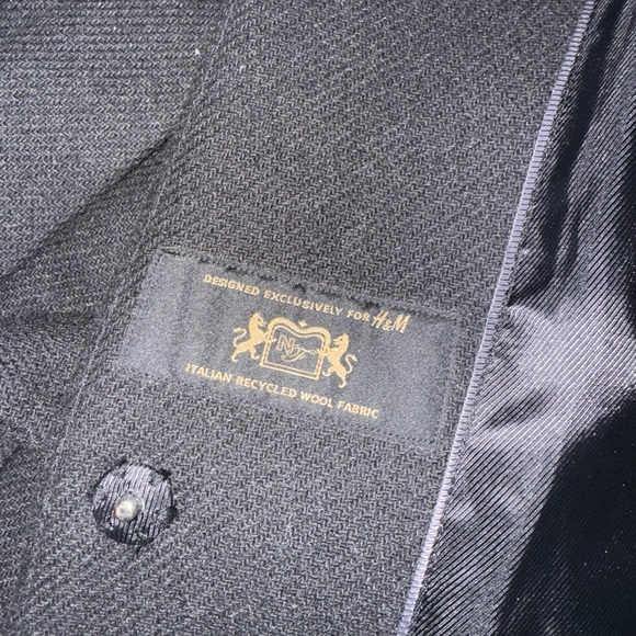 H&M wool blend winter coat - Picture 5 of 6